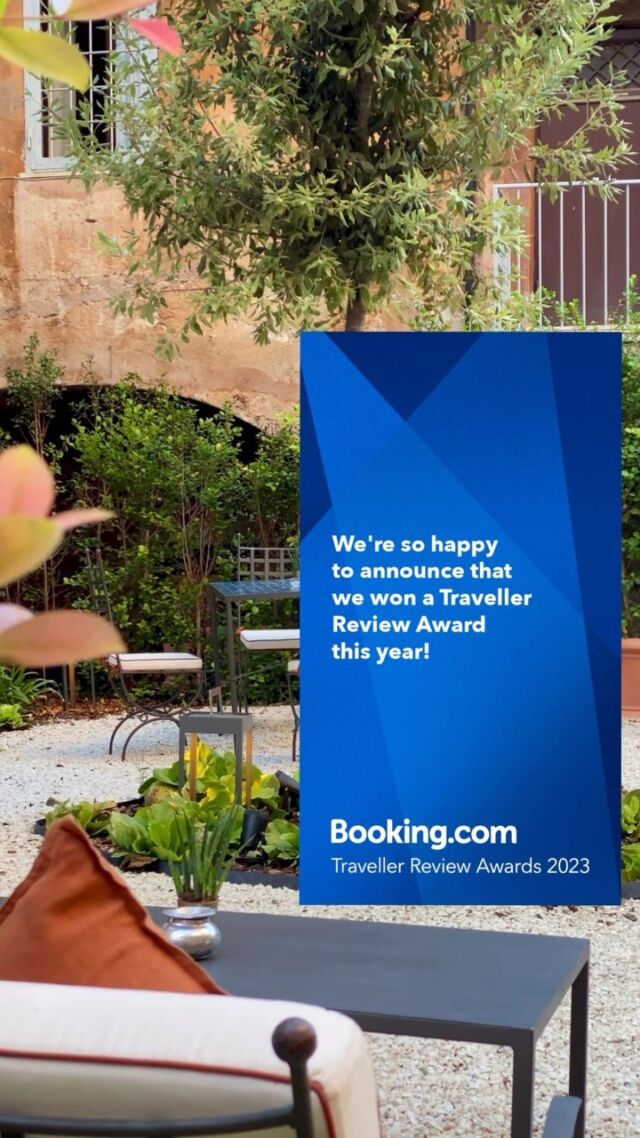 We are delughted to have received @bookingcom’s Travellers Review Awards 2023!
We sincerely thank all our guests and we look forward to seeing you with many news from Sentho Roma 💙
.
Siamo contentissimi di aver ricevuto il Traveller Review Awards 2023 di @bookingcom!
Ringraziamo di cuore tutto i nostri ospiti e vi aspettiamo con tante novità da Sentho Roma 💙